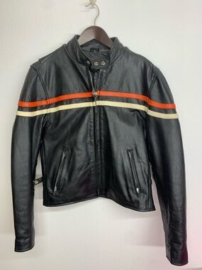 Men's Vintage Interstate Leather Motorcycle Jacket
